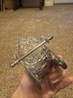 Vintage Dollhouse Miniature Metal Baby Doll Buggy, Carriage, Stroller, Pram — photo 8