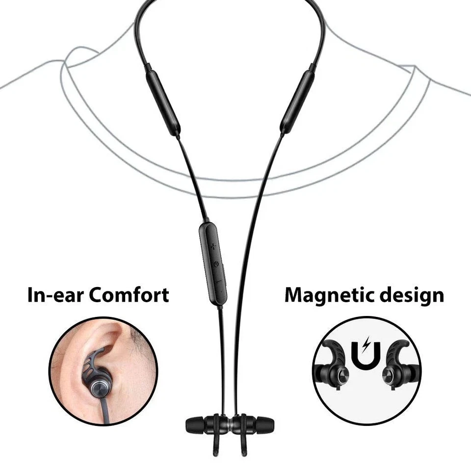 Avantree NB16 Bluetooth Neckband Headphones Earbuds for TV PC, No Delay, 20 Hrs - Image 4 of 4