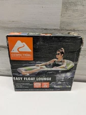 Ozark Trail Easy Float Lounge Inflatable Pool Lake Chair 198 Lb Capacity PVC