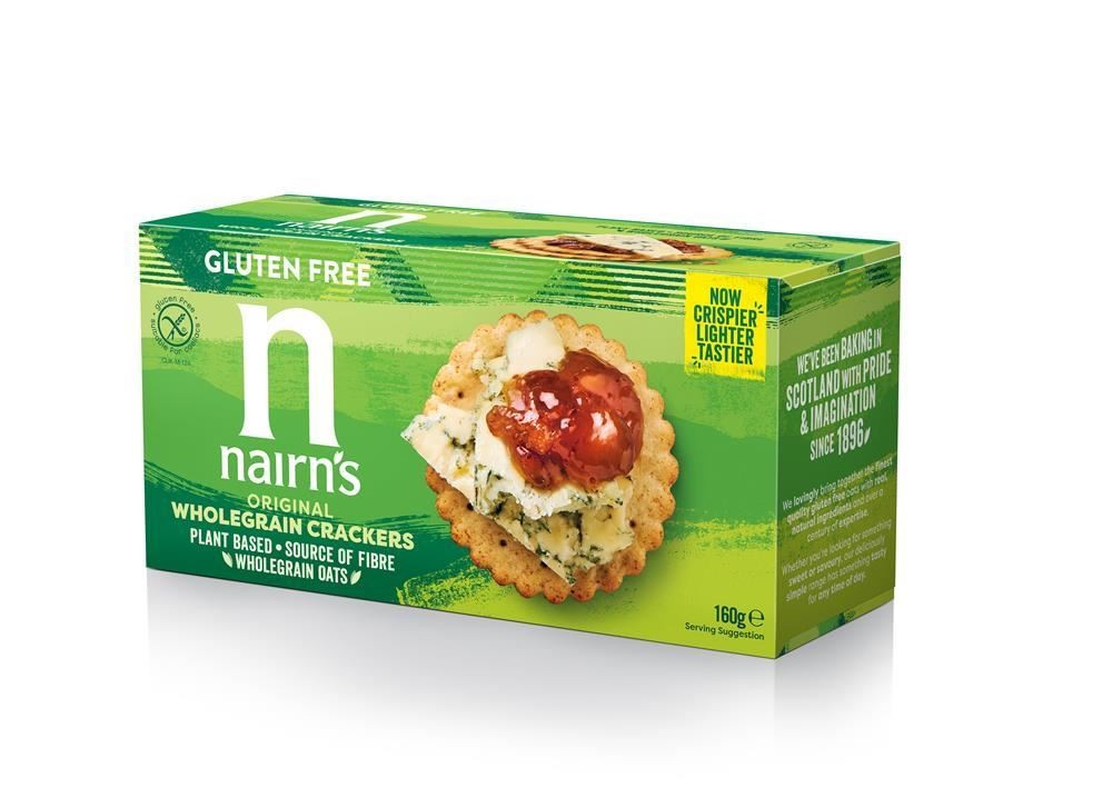 Nairns Nairn's Gluten Free Original Wholegrain Cracker 160g - 2 Pack