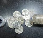 1954-D WASHINGTON SILVER QUARTER ROLL ~ BU ~BEAUTIFUL COINS~
