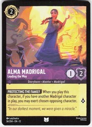 Alma Madrigal - Leading the Way 36/204 Wilds Unknown Uncommon