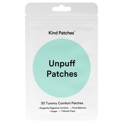 Unpuff Patches by Kind Patches for Unisex - 30 Count Patches