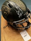 Steve Smith Sr. Carolina Panthers Signed Salute to Service Helmet “Agent 89”