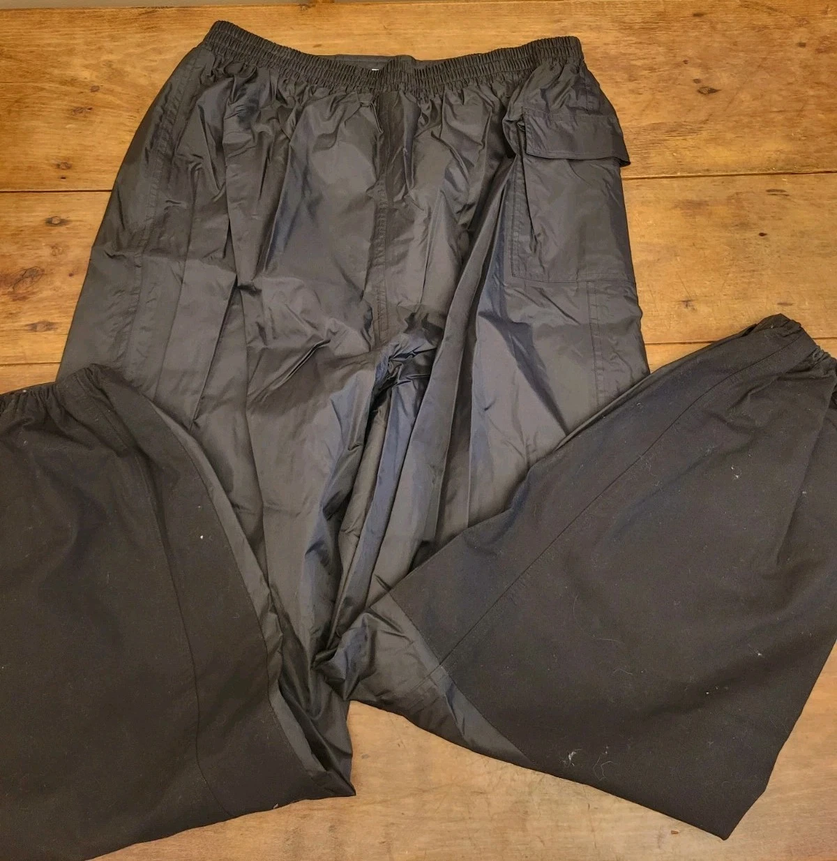 Men's First Gear Hypertex Sheltex Waterproof Motorcycle Riding Pants Black Sz XL