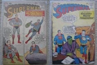SUPERMAN # 137 1960 & #143 1961 DC COMICS SILVER AGE VINTAGE COMIC BOOK LOT SET
