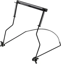 Harmonica Holder Neck Holder Stand, Mouth Organ Metal Frame Adjustable for 10 Ho