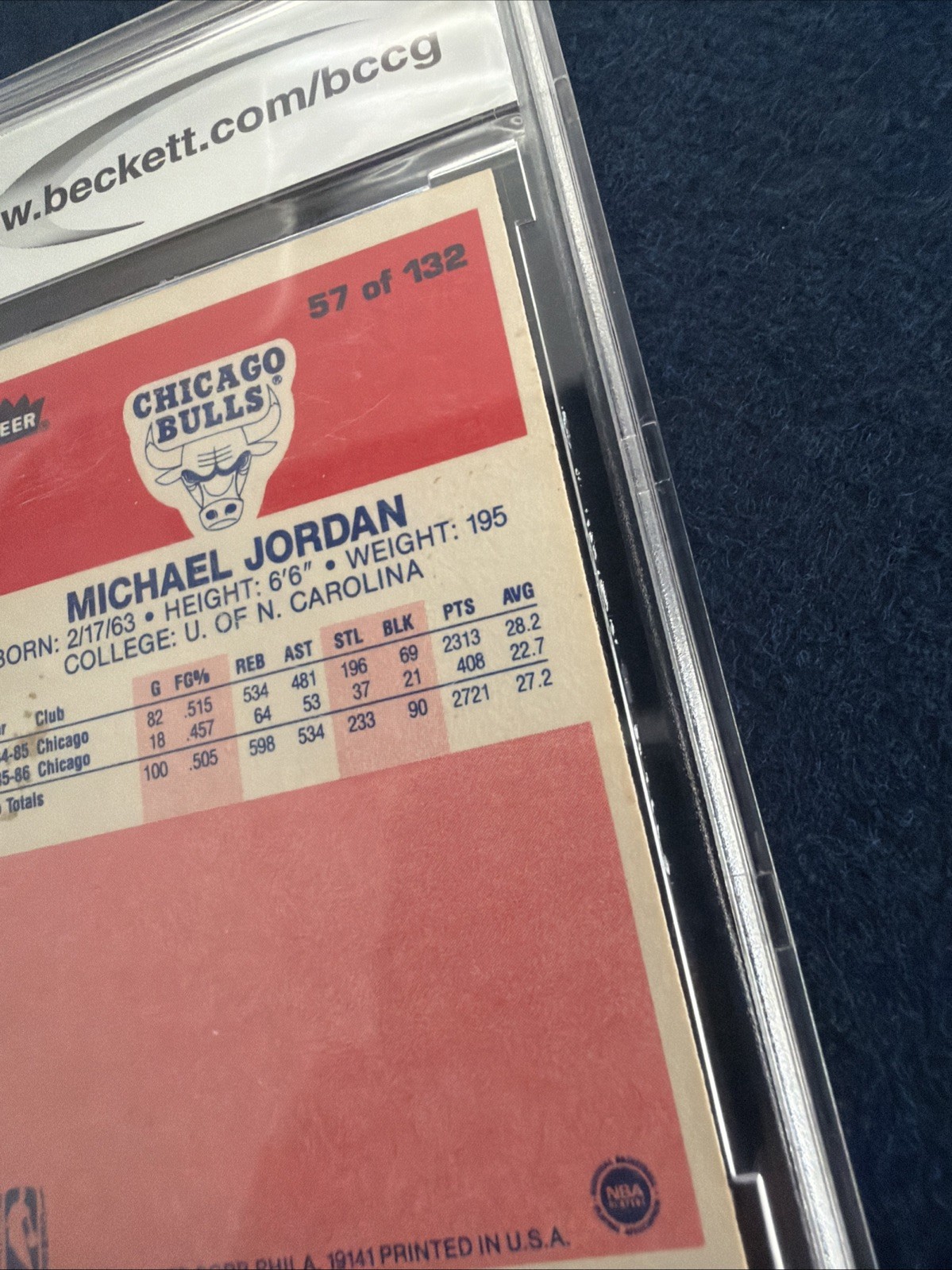 🏀🏀1986-87 Fleer - Michael Jordan #57 (RC) BCCG 9 🔥🔥📈📈 view 22