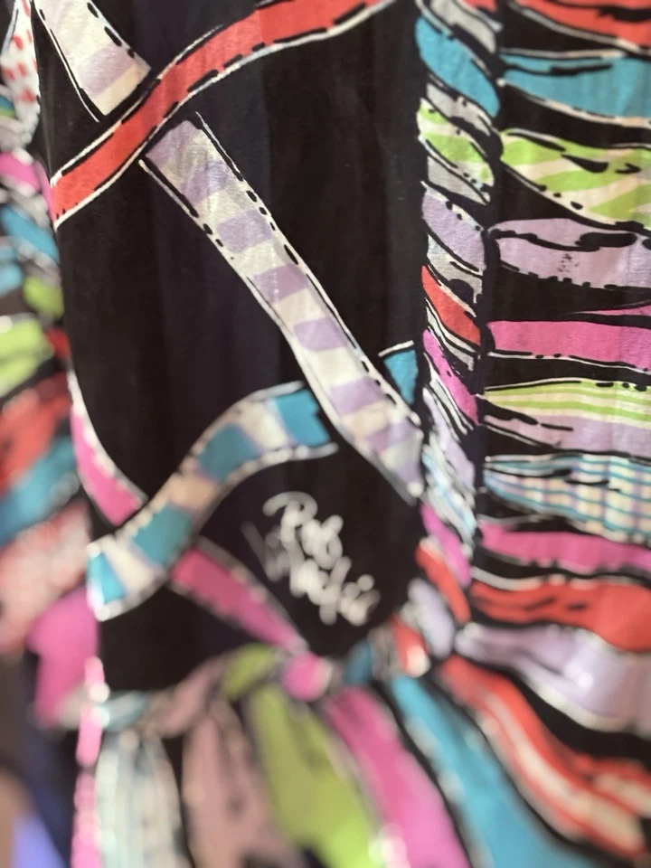 Bob Mackie Silk Scarf Wearable Art Vintage scarfs Christmas gift idea - Image 2 of 4