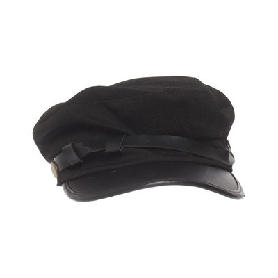 Bebe, Schiffermütze, Größe: ONE SIZE, Baumwolle/Polyester, Schwarz, Damen #bg7