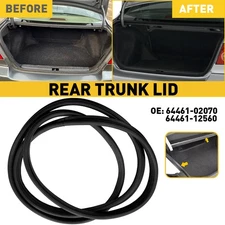 Rubber Weatherstrip Rear Trunk Lid Seal Strip Toyota Fits Corolla/Matrix 37834