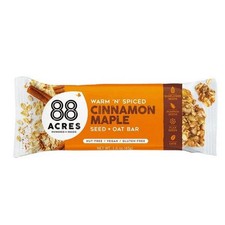 88 Acres, Samen Riegel Hafer und Zimt, 1,6 Oz (Kiste mit 9)