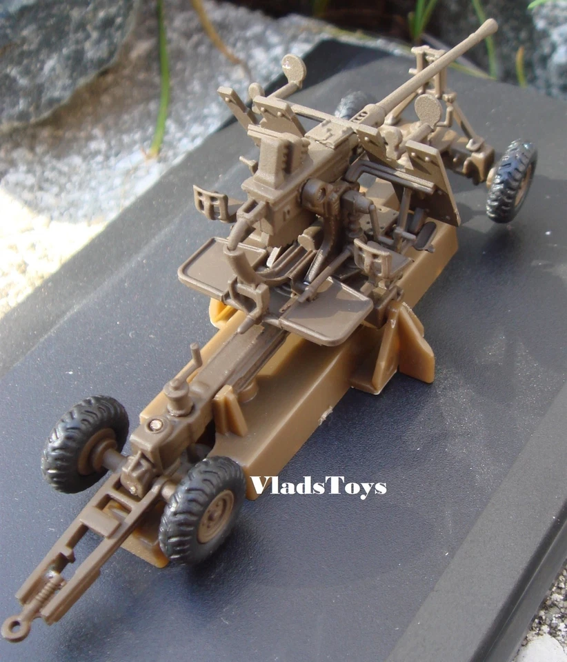 Oxford Military Diecast 1/76 anti-aircraft Brown 40MM BoforsGun model 76BF001 - Image 4 of 4