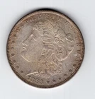 1883-O Morgan Silver Dollar, BU nice toning