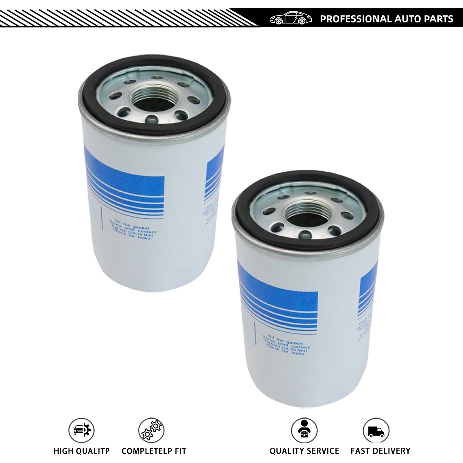 Lamborghini Aventador Oil filters Pair P/N 07M115561B