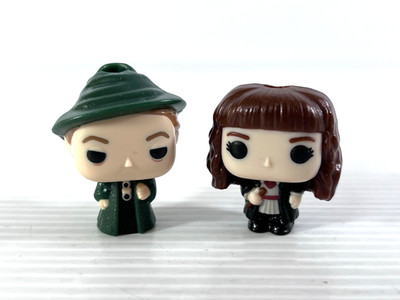 Lot of 2 Harry Potter Kinder Joy Funko Pop Figures Minerva McGonagall & Hermione
