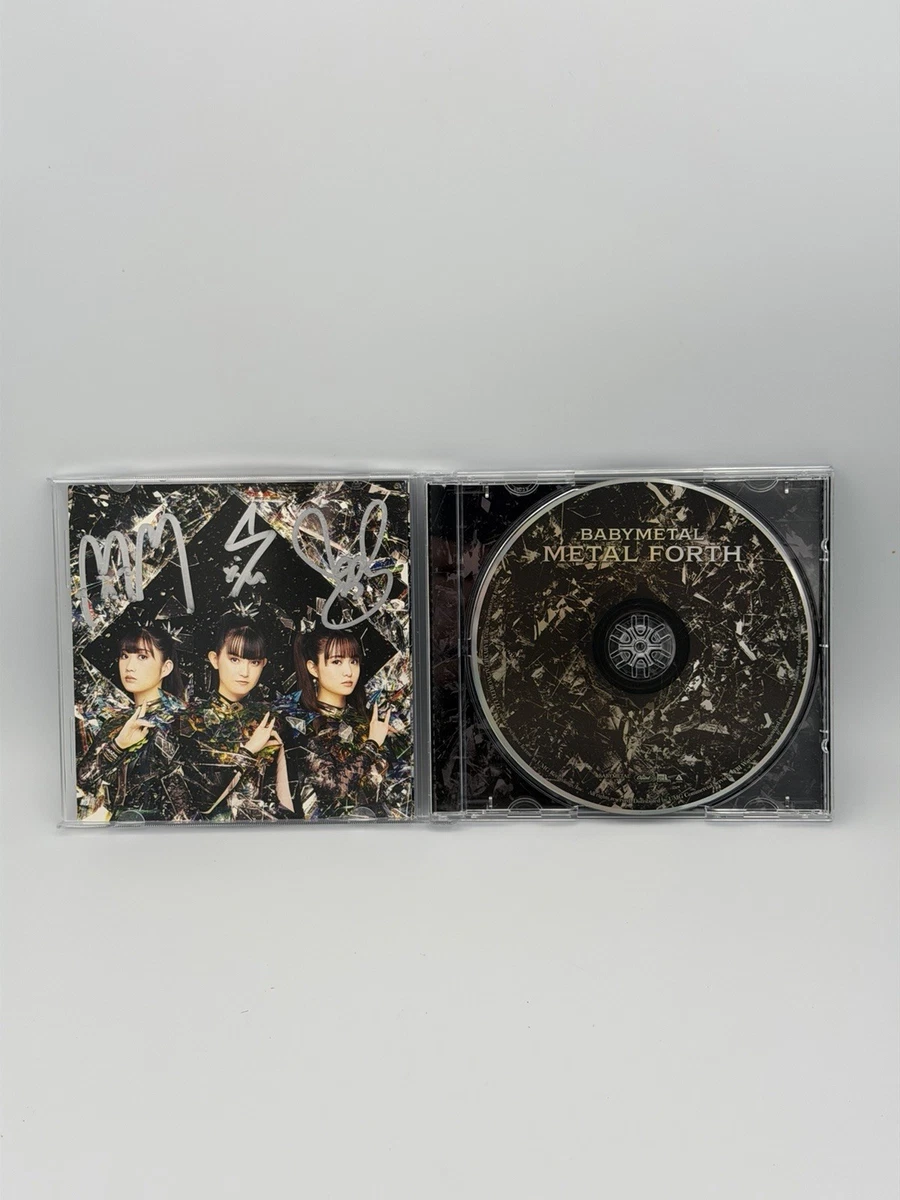 BABYMETAL SIGNED CD Metal Forth Autographed Group Edition Promo
