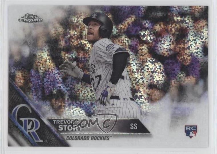 2016 Topps Chrome Update Trevor Story #HMT1 1u6