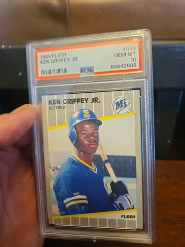1989 Fleer Ken Griffey Jr  #548 Psa 10