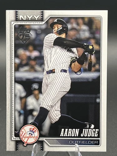 2026 Topps Series 1 Aaron Judge #1 Companion Card Image Variation - Yankees
