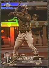  2018 Topps Chrome Nolan Arenado Sepia Refractor #163