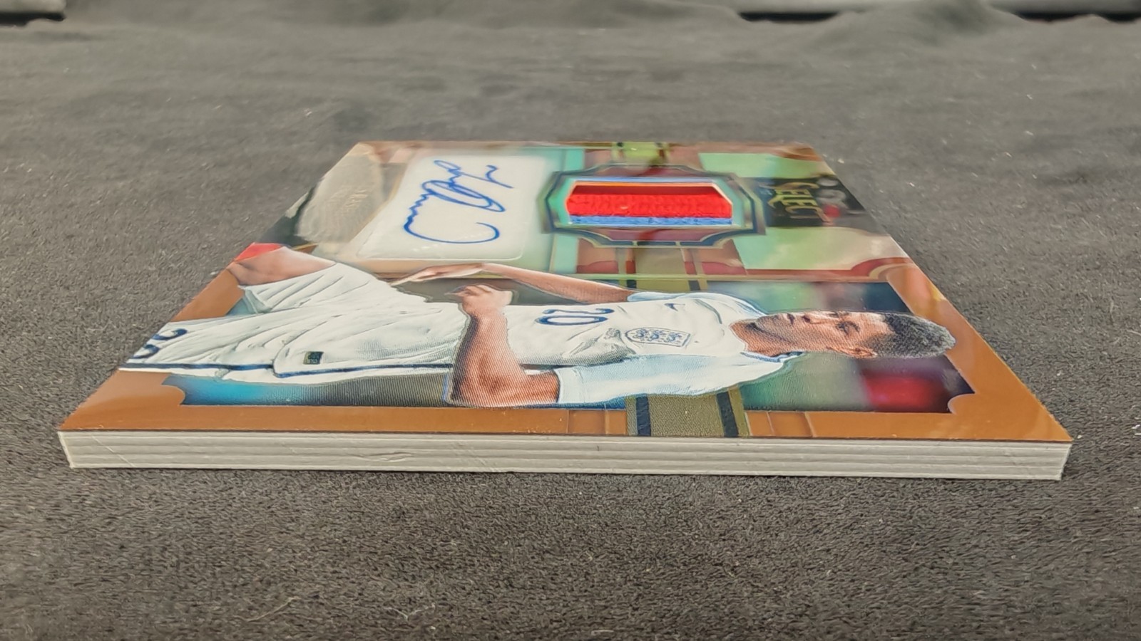 2017-18 Panini Select COPPER Marcus Rashford Match-Worn Patch Autograph 37/49!! view 6