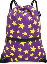 Drawstring Backpack Bag Sport Gym Sackpack