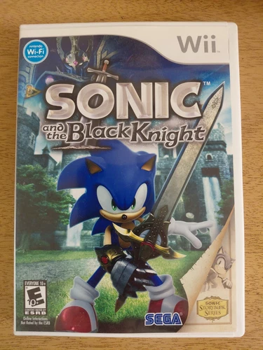 SEGA Sonic and the Black Knight Nintendo Wii Manual Included Wi-Fi Action 2009