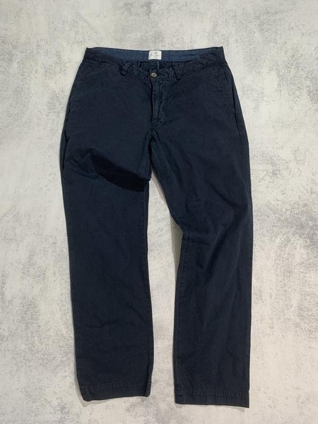 Men Sunspel Trousers Navy 32 / M / 46