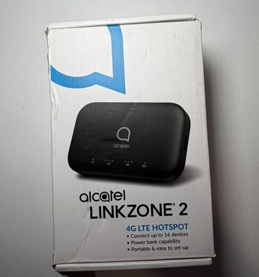 Alcatel Linkzone 2 4G LTE WiFi Hotspot Mobile Router Tested w/ Box