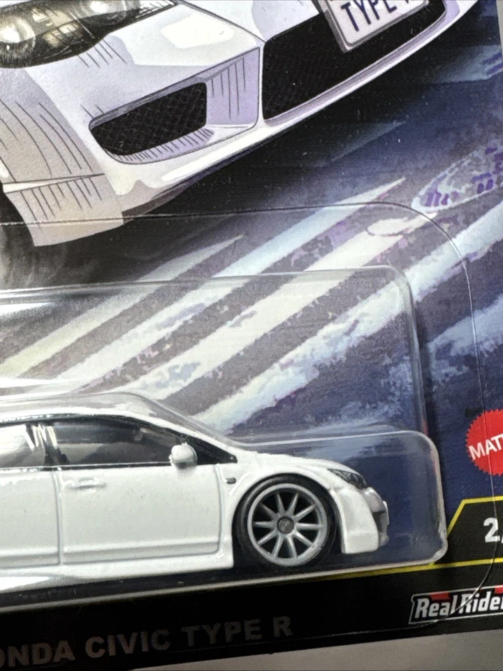 Hotwheels 1/64 🇨🇵 Ronin Run 2 Honda Civic Type R #2/5 de 2025 RealRiders - Photo 3/4