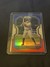 2021 Panini Prizm RED WHITE BLUE Parallel #250 Miguel Cabrera | Detroit Tigers