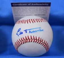 Leo Durocher Psa Dna Coa Autograph Feeney National League Signed Baseball