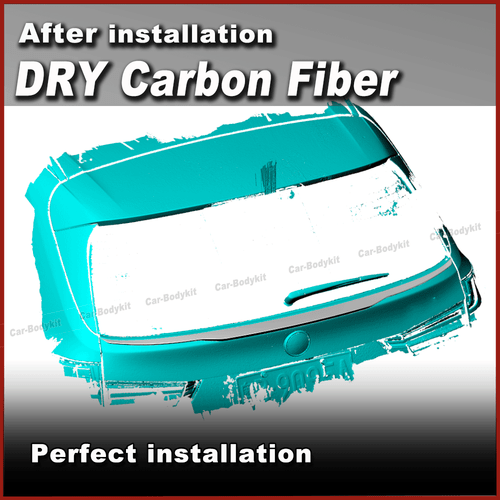Dry Carbon Heckspoiler Lippe Middle Spoiler Passt für BMW F95 X5M LCI 2023-2024 - Picture 3 of 11