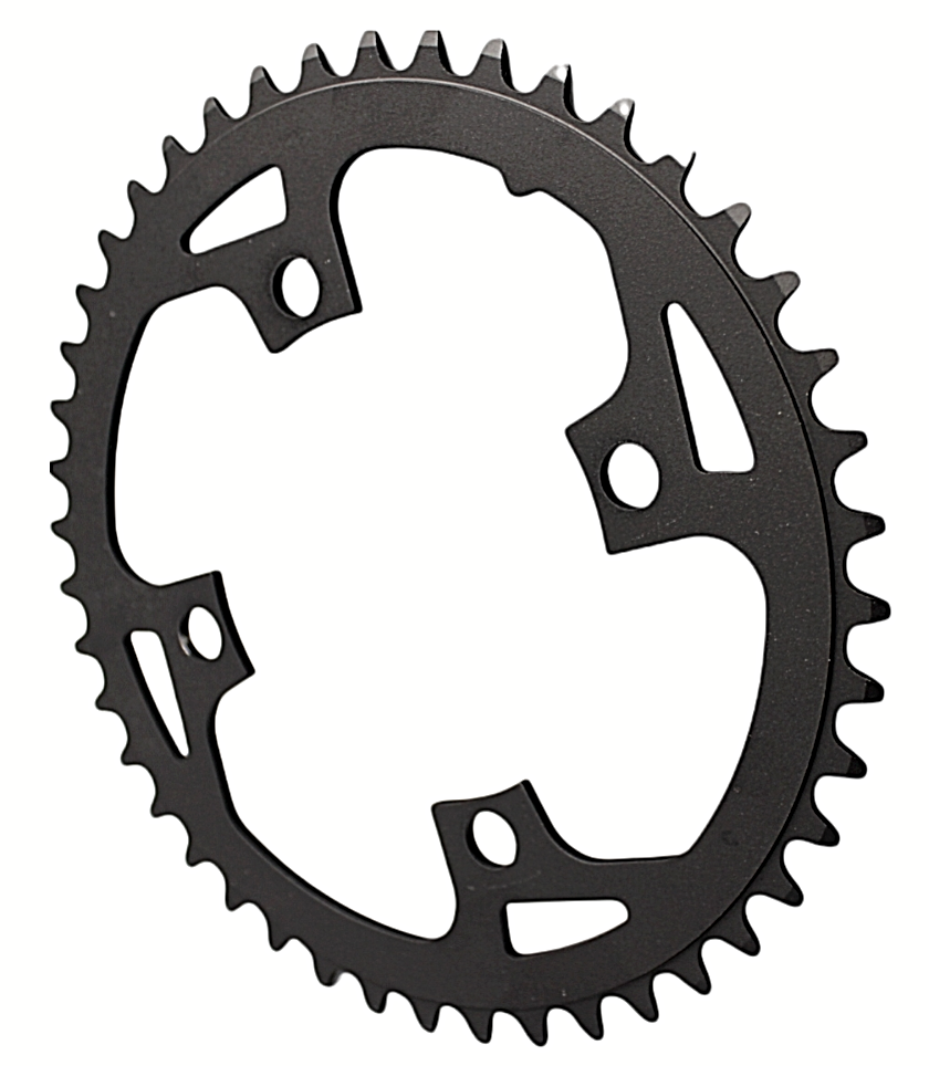 Corona Miranda 44 Denti 104 Mm BCD – Acciaio, 4 Bracci, Per EBike E Bici, Nera