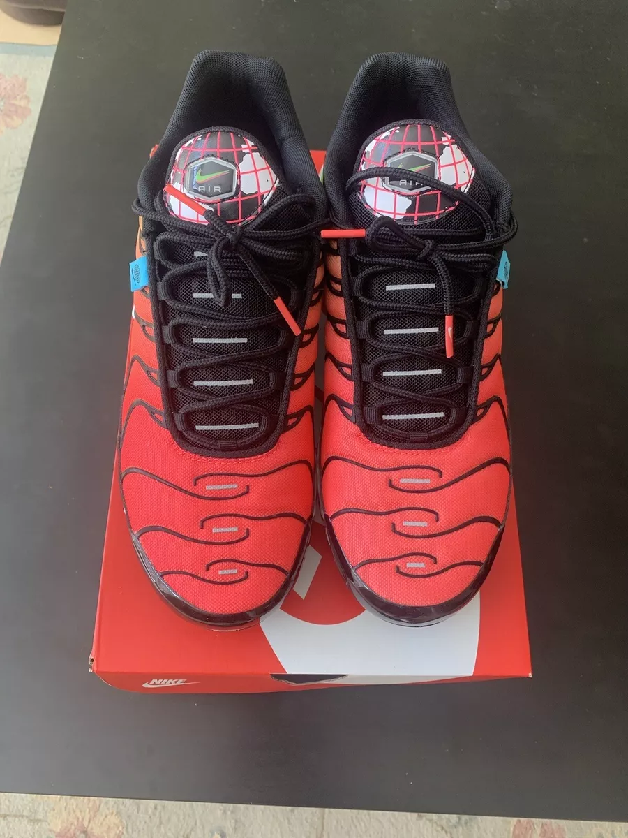 Size 11 Nike Air Max Plus Worldwide Pack Crimson Green