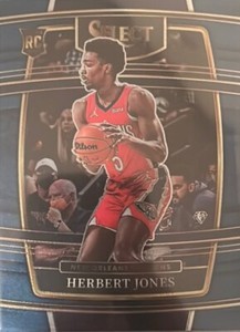2021 Panini Select #45 Herbert Jones - New Orleans Pelicans 
