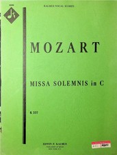 Mozart, Missa Solemnis In C