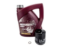 ÖL + ÖLfilter Set Passend FüR Moto Guzzi Breva V 1100 2004-2007