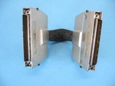 8" SCSI Computer Jumper Cable Amphenol Connectors Male 68pin HD x Male 68pin HD