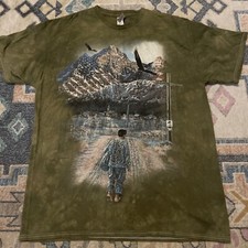 Homecoming Soldier Men's Large Tie Dye Shirt Rick Kelley 2013 Eagle Mountain