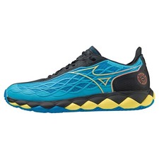 MIZUNO Wave Enforce Tour AC 61GA2300 25 Light Blue Yellow Black 2E Tennis Shoes