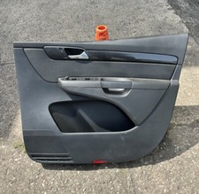 VW SHARAN SEAT ALHAMBRA DRIVER SIDE FRONT LEATHER DOOR CARD PANEL CARBON FIBRE