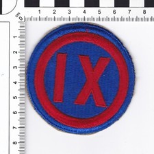 US Army- 9th Corps, Full Color Vintage Sew-on Shoulder Patch