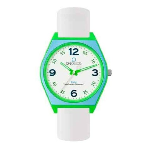 OPS OROLOGIO OPSOBJECTS SHAKE VERDE BIANCO UOMO OPSSHM-08 | eBay