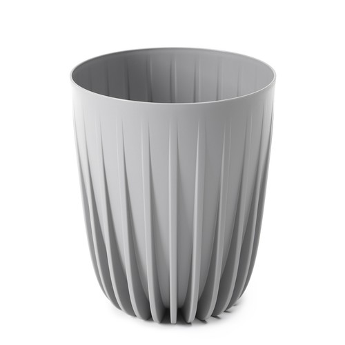 Lamela Vaso Da Fiori Magnolia – Altezza 18,5 Cm, Diametro 22 Cm – Colore Antracite, Design Moderno