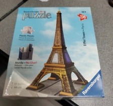 Ravensburger 3D Premium Puzzle Eiffel Tower Paris 216 Pieces Brand New