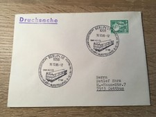 000149 DDR Umschlag Berlin Modellbahn Hobby Ausstellung, Motiv S-Bahn 1985