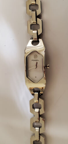 Reloj de pulsera para mujer Fossil FA1525 delgado eslabón de cadena acero inoxidable - Imagen 1 de 1