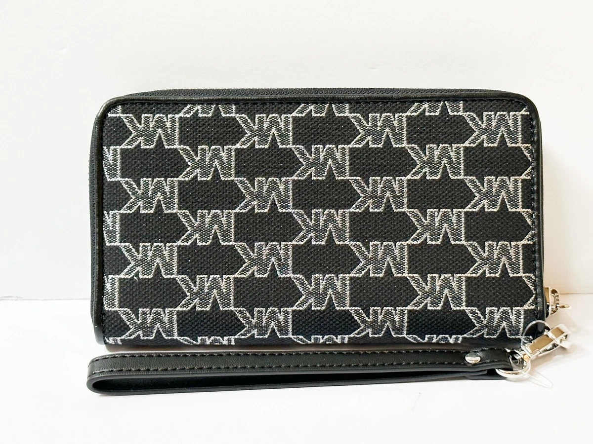 MICHAEL KOR JET SET TRAVEL LARGE FLAT PHONE CASE WALLET MK